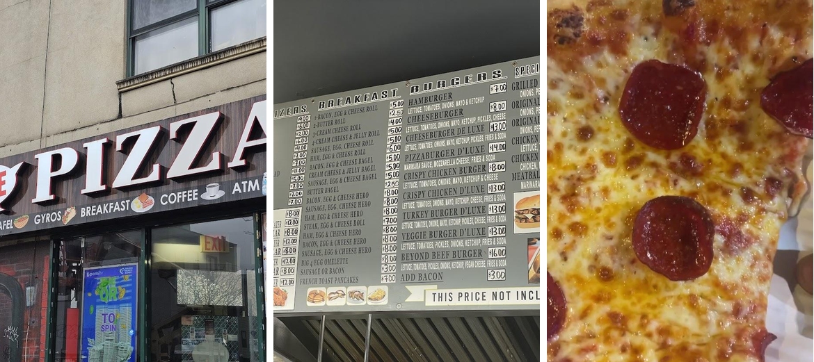 All in one pizza Menu