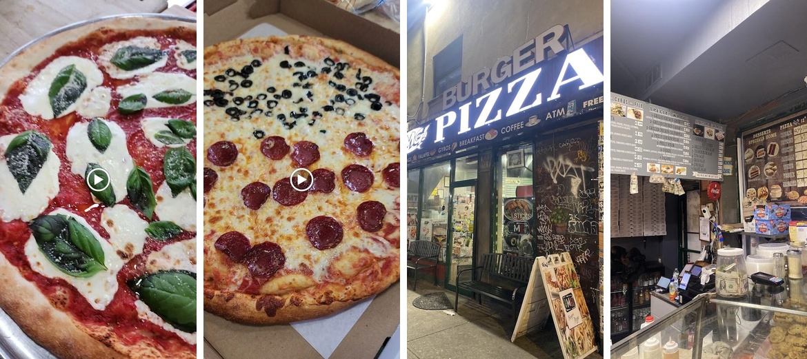 All in one pizza Menu