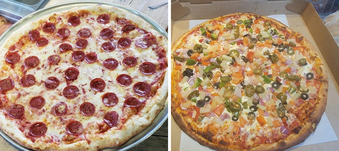 All in one pizza